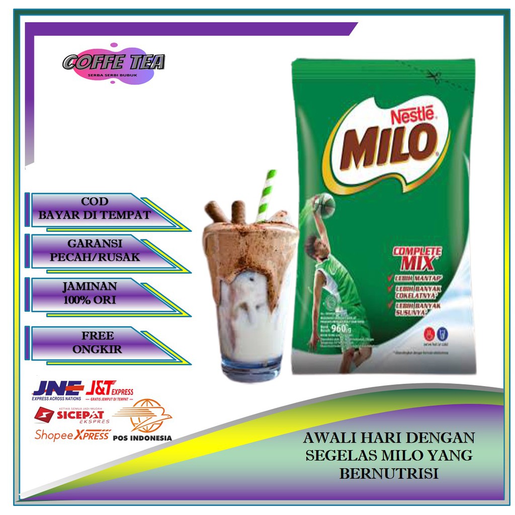 

Milo Complete Mix Profesional 960gr / Minuman Bubuk by Nestle Professional / DALGONA DARI MILO