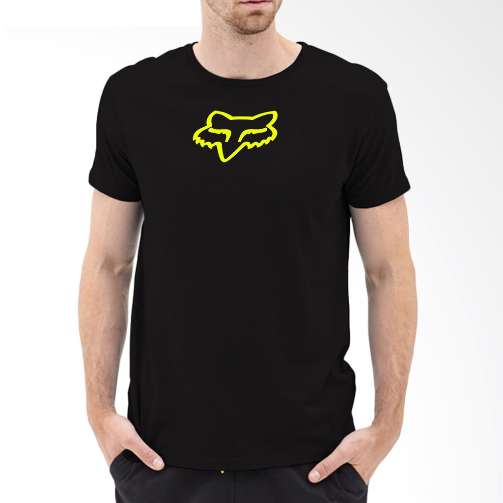 

Kaos Hitam List Kuning Stabilo