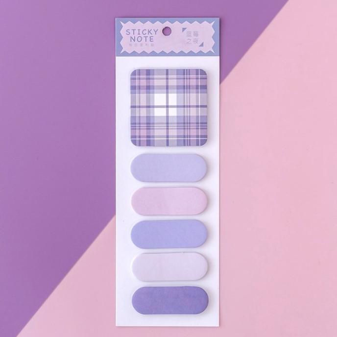 

STICKY NOTES PATTERN KOREAN - PURPLE