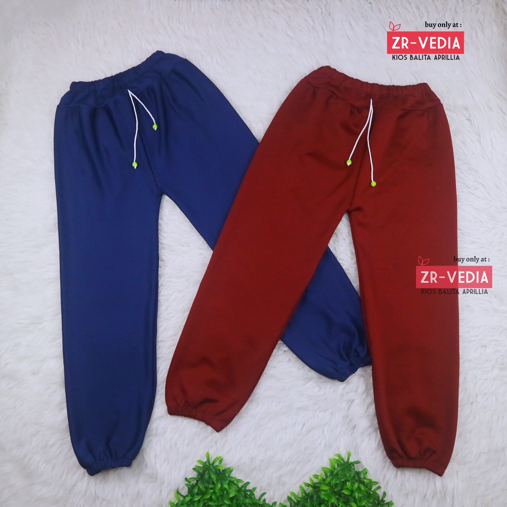 Jogger Polos Molly Uk 8-10 Tahun / Pants Celana Panjang Anak Laki Perempuan Joger Grosir Murah