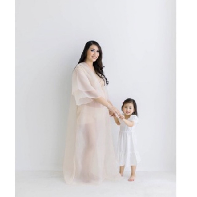 𝙏𝙪𝙩𝙪𝙡𝙡𝙚 Odette Nude Robe Wedding / Kimono Wedding