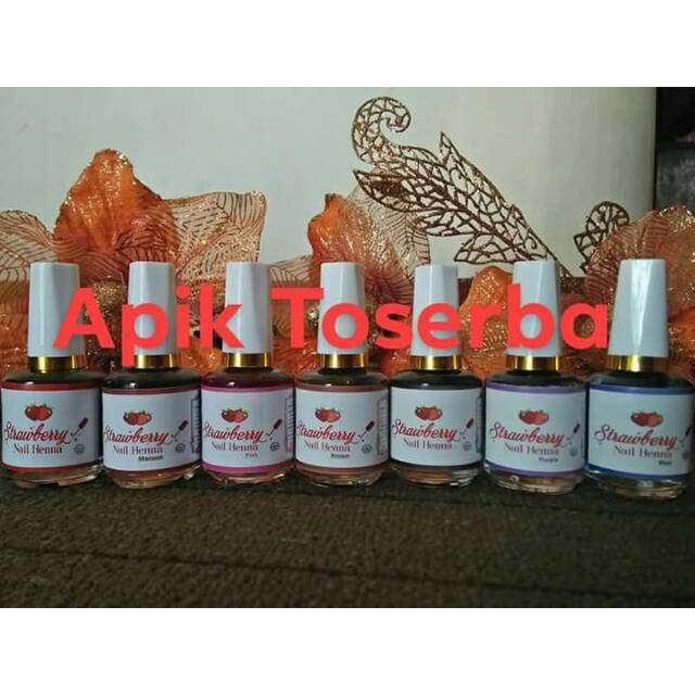 KUTEK HALAL/ KUTEK SAH SHOLAT / KUTEK STRAWBERRY / HENNA KUTEK
