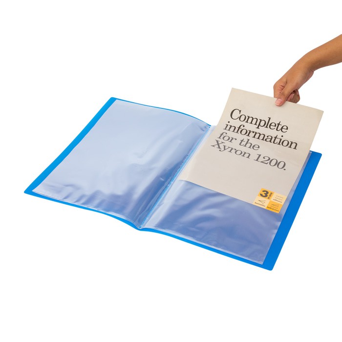 

Bantex Display Book Folio 10 pockets Blue ref. 3180 11
