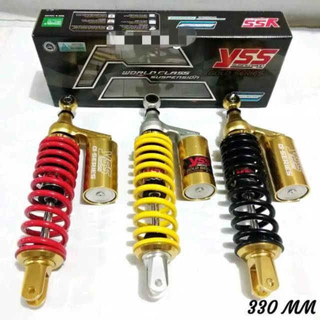 Shockbreaker Tabung Yss New G Plus Gold Series 100% Original Ready Ukuran 310mm &amp; 330mm