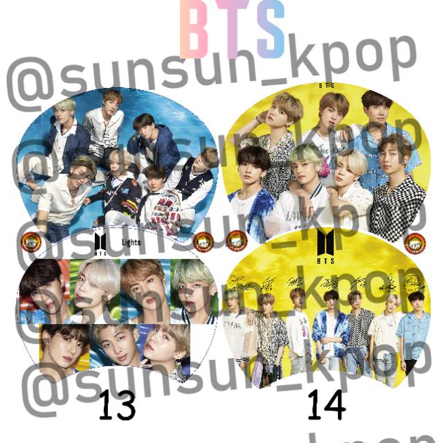 Kipas Kerang Uchiwa KPOP BTS