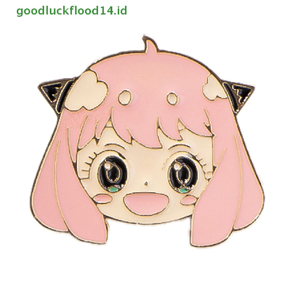 Bros Pin Enamel Desain Anime Twilight Yor Forger Anya Forger Head Bahan Metal