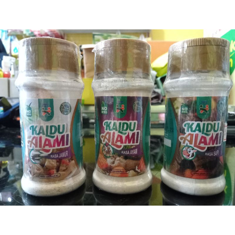 

Kaldu Alami Aiko (ayam, sapi, jamur)