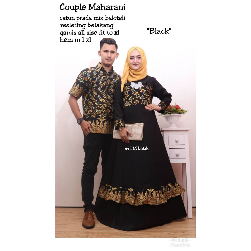 GROSIR BATIK GAMIS COUPLE MAHARANI