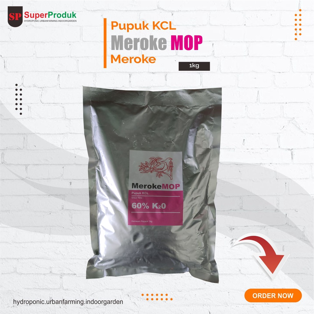 Pupuk Meroke MOP Pupuk Kcl 1kg