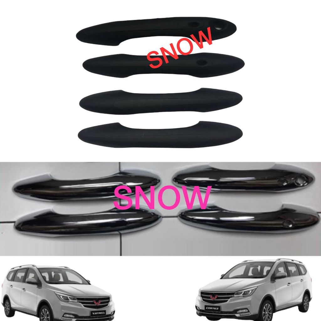 Cover Handle Wuling Cortez 2018 2022 UP Hitam Chrome