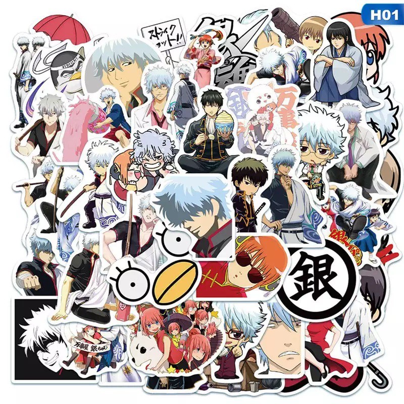 GN001 – Sticker / Stiker Anime Jepang Gintama