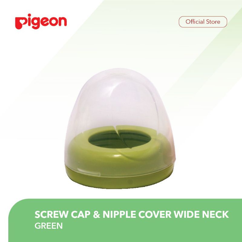 Pigeon Screw Cap &amp; Nipple Cover Wide Neck - Tutup Botol Susu Bayi