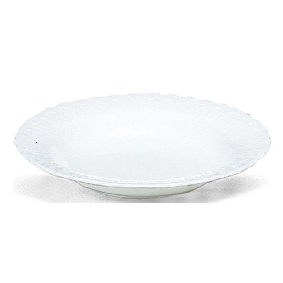 Narumi Silky White 9072-1883 23cm Rim Soup Plate