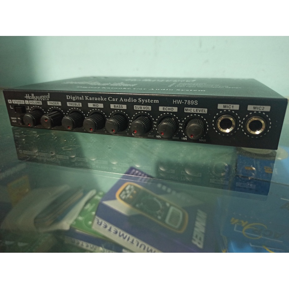 EQUALIZER pre amp AUDIO MOBIL KARAOKE HOLLYWOOD