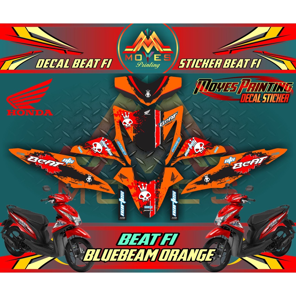 Decal Stiker Beat Fi Full Body - Decal Stiker Motor Beat Fi Full Body