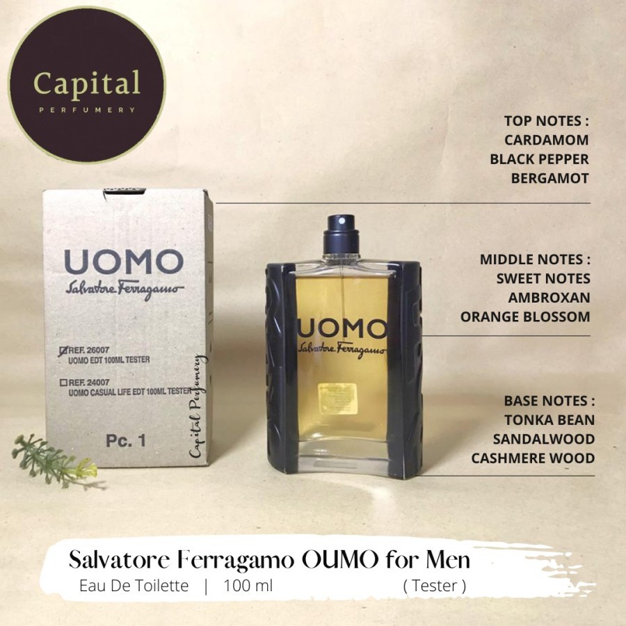 Salvatore Ferragamo Uomo Edt 100ml Tester