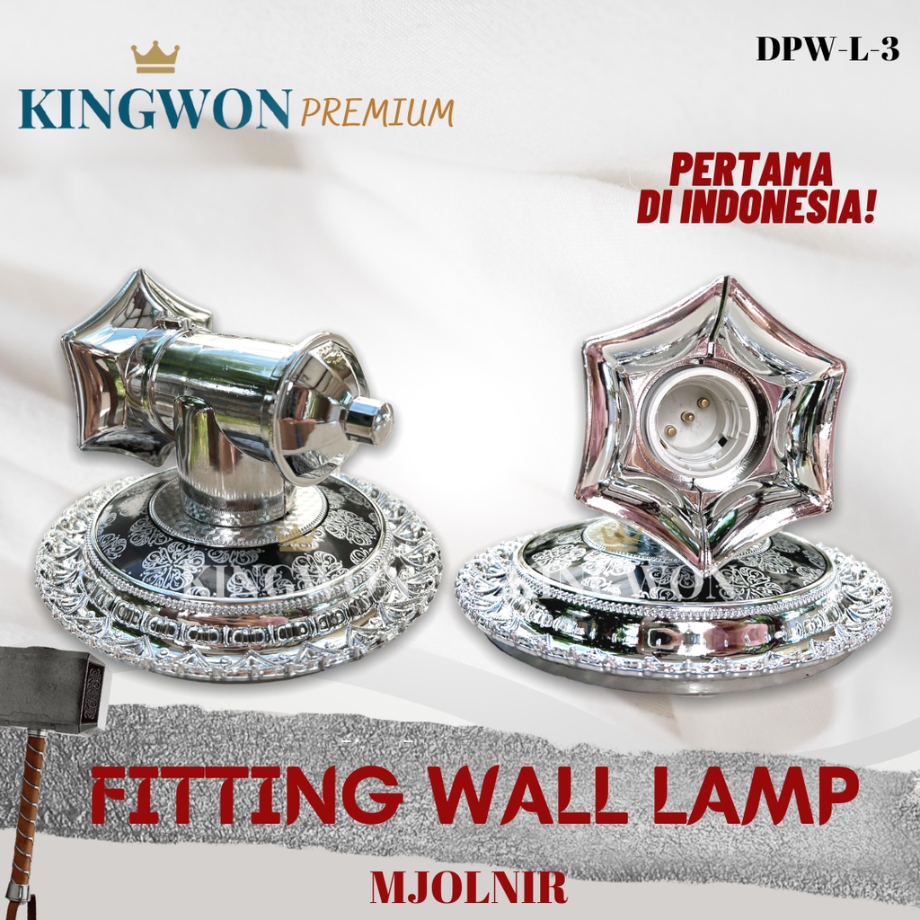 LAMPU DINDING/LAMPU TEMPEL/LAMPU TIDUR/WALL LAMP/FITTING LAMPU DPW L-3