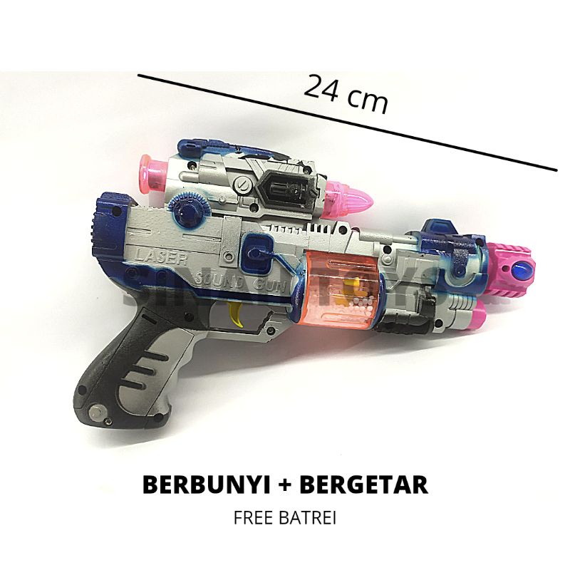 Mainan Pistol Anak Berbunyi Dan Bergetar Pistol Mainan Lampu Tembak Tembakan