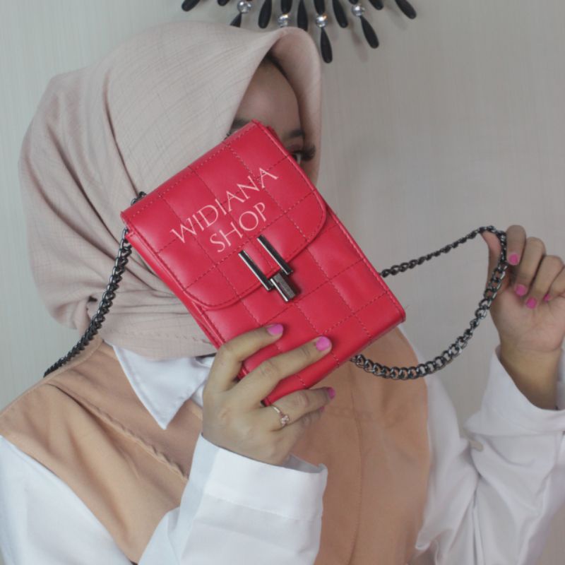 Tas Slempang Wanita Lalita Rantai Bordir Fashion Wanita Kekinian