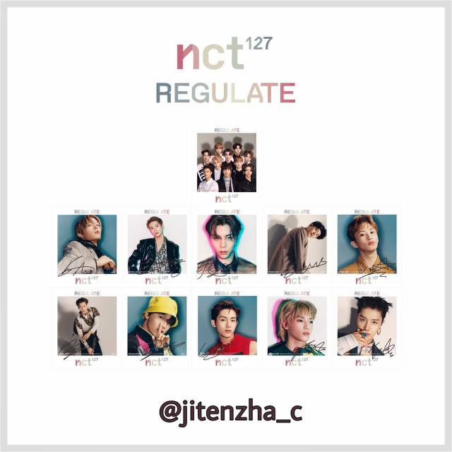 SIGNED POLAROID NCT REGULATE