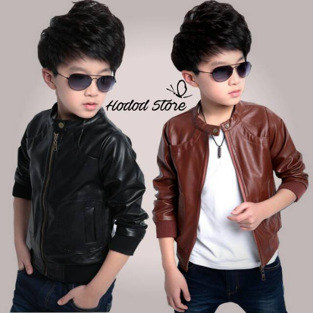 Jaket anak - jaket kulit anak - jaket semi kulit anak