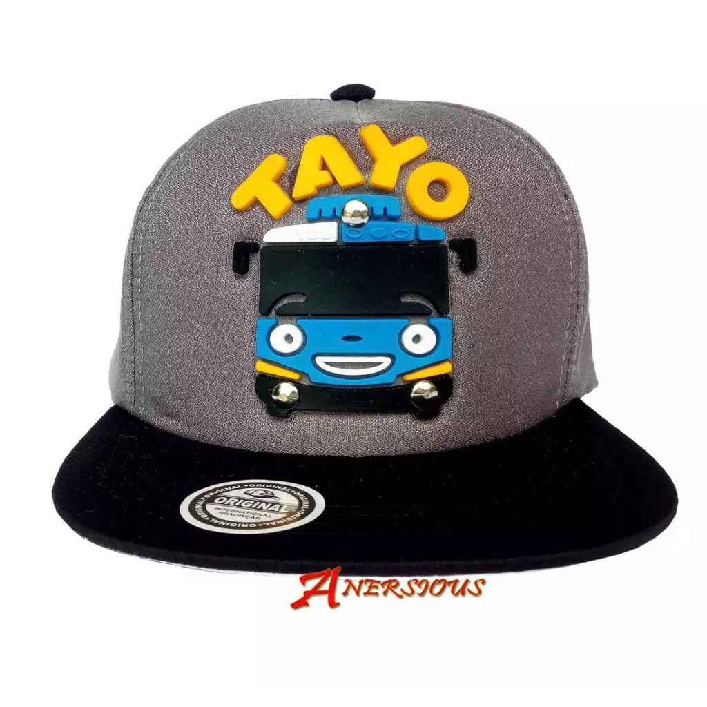 Topi anak laki-laki tayo/ topi anak keren / topi anak karakter