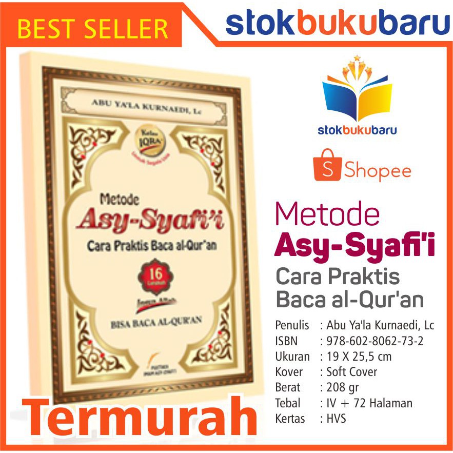 Buku Metode Asy-Syafii Cara Praktis Baca al-Quran