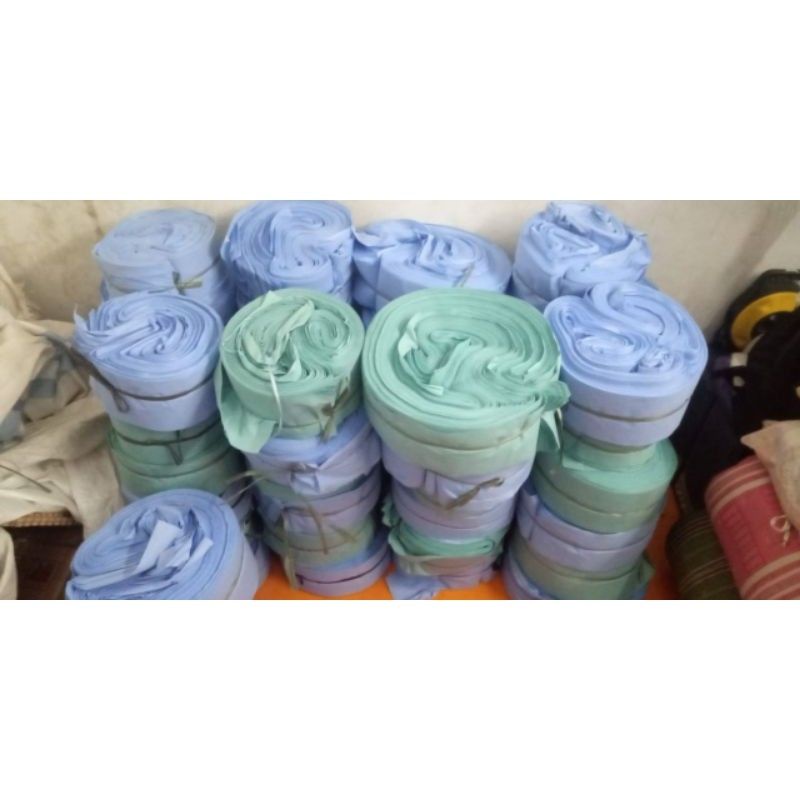 Kain perca potongan spunbond kiloan kg sisa katingan
