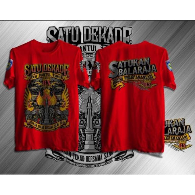 TERBARU Kaos RX King Baju Tshirt RX King Anniversary 1 Dekade RKR