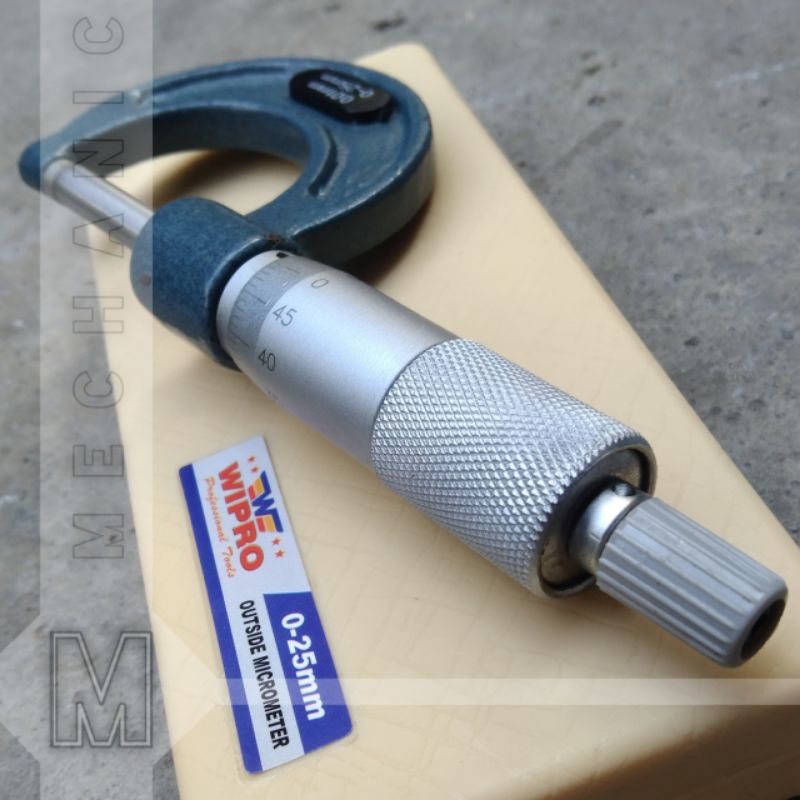 

Mikrometer Outside Micrometer 25-50 mm x 0.01 mm WIPRO Alat Pengukur U