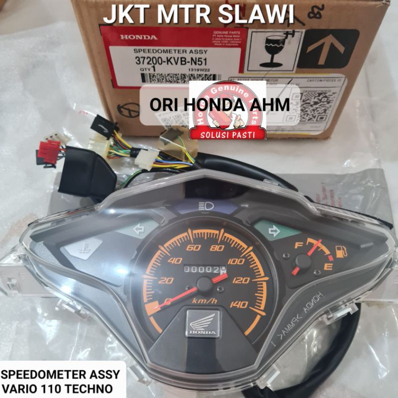 37200-KVB-N51 speedometer spido meter vario 110 techno karbu asli honda