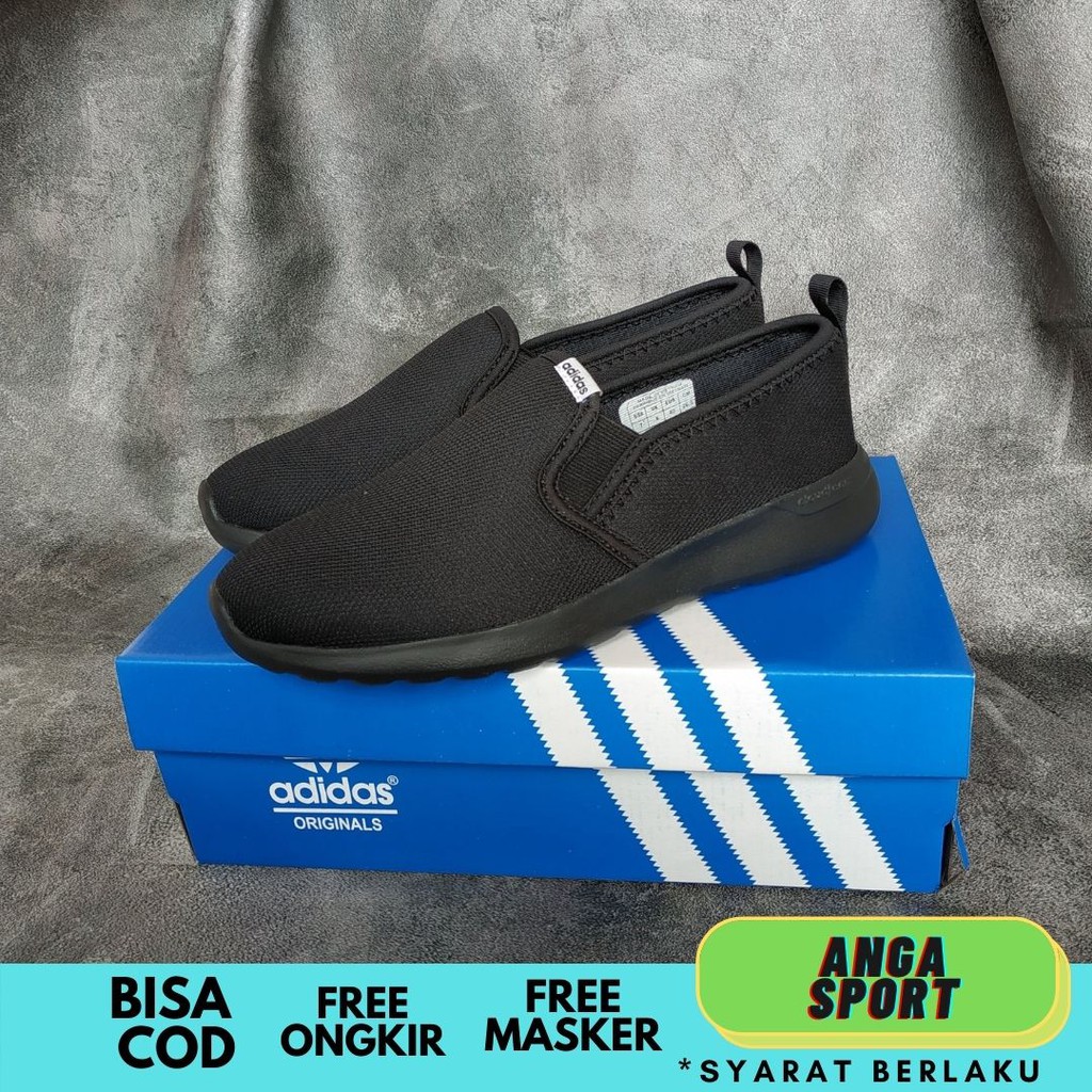 SEPATU PRIA SLIP ON ADIDAS CLOUDFOAM SEPATU SLOP COWOK CASUAL MADE IN VIETNAM