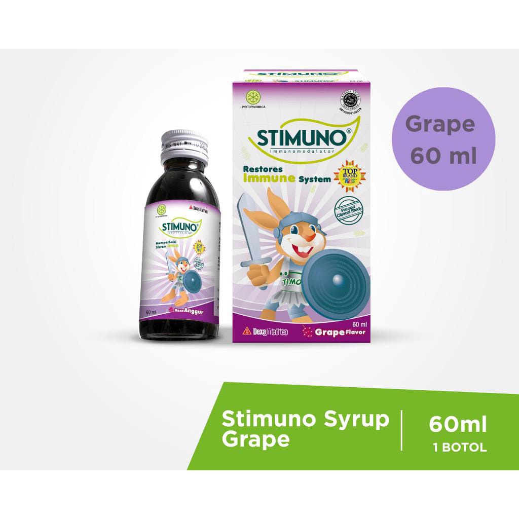 STIMUNO Sirup Herbal Imun Tubuh Anak 60ml 100ml