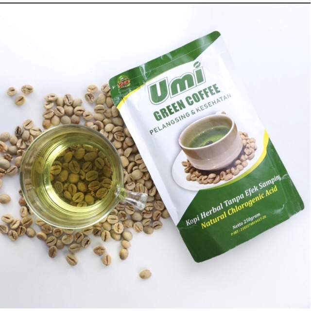 Umi Green coffee pelangsing Shopee Indonesia