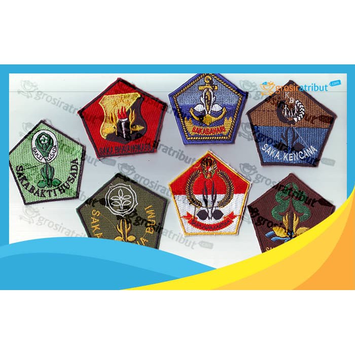 Badge Saka Pramuka Bordir