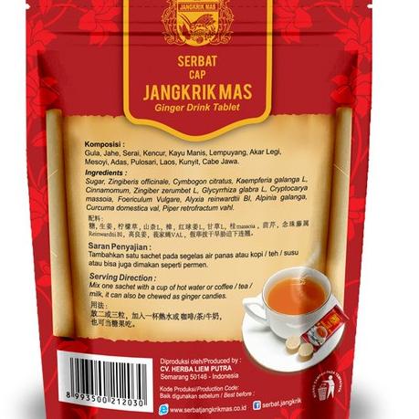 

UK8 SERBAT JANGKRIK MAS ORIGINAL JAHE WEDANG JAHE MINUMAN HERBAL → Laris