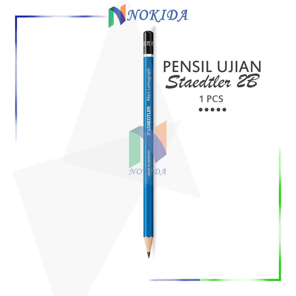 

Nokida Pensil 2B Staedtler [1 Pcs] / Pencil Pinsil Pingsil 2B Asli / Pengsil 2B Untuk Ujian Nasional