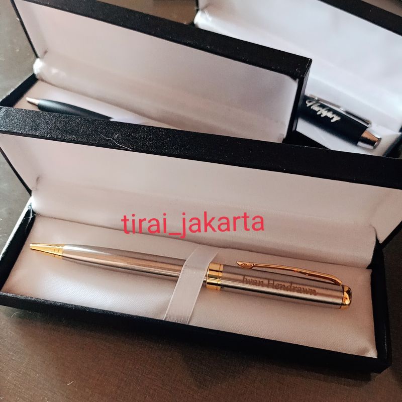 Pen parker tw 250 + nama + kotak