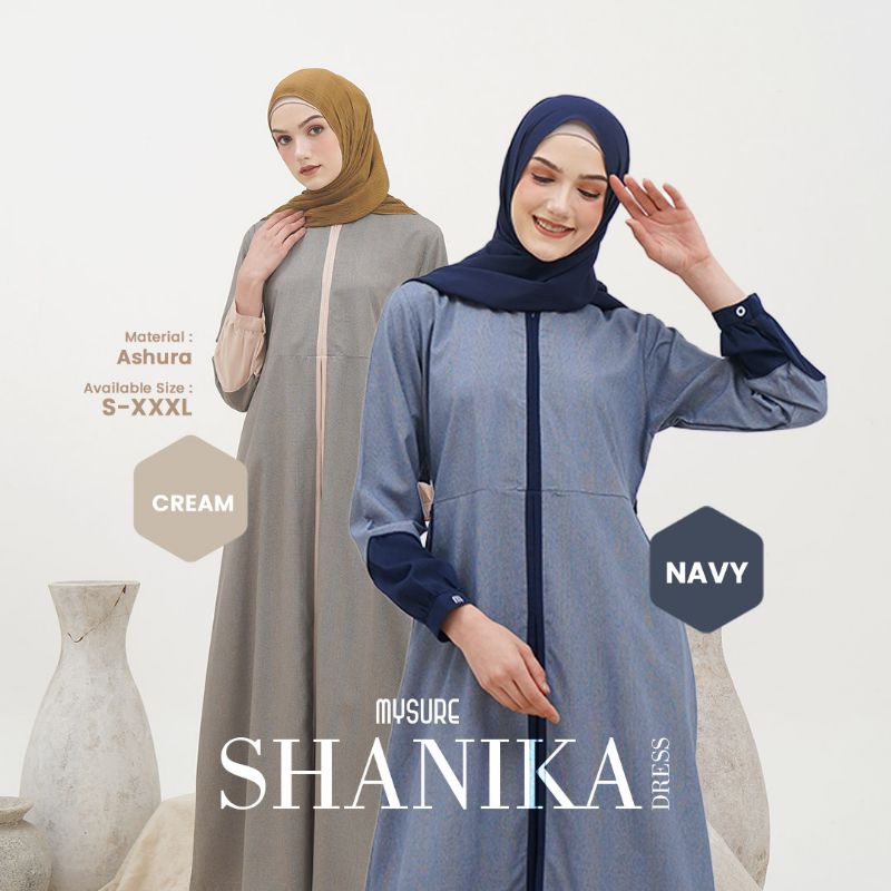 [ SALE PROMO ] GAMIS TERBARU DARI MYSURE SHANIKA // DRESS REMAJA PEREMPUAN SYARI