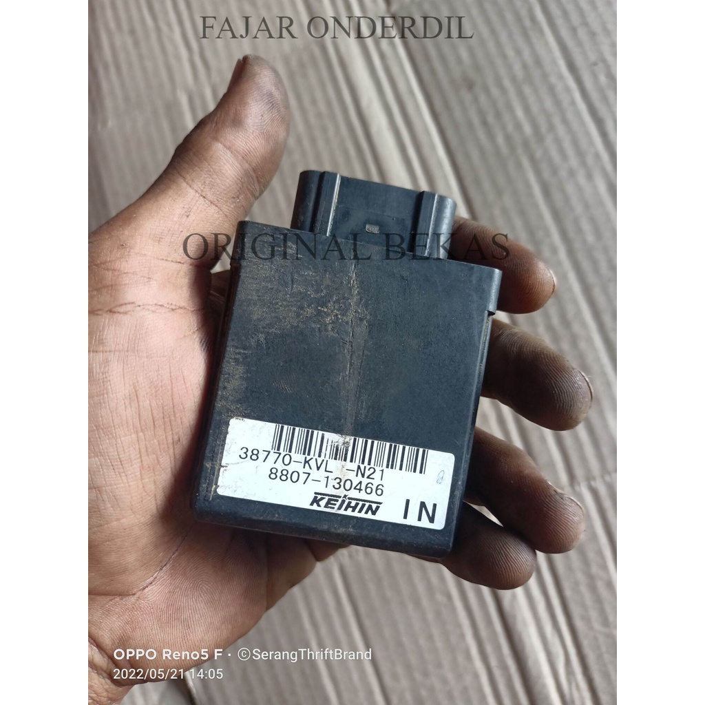 CDI ECM HONDA SUPRA X 125 FI OLD KVL-N21 BEKAS ORIGINAL