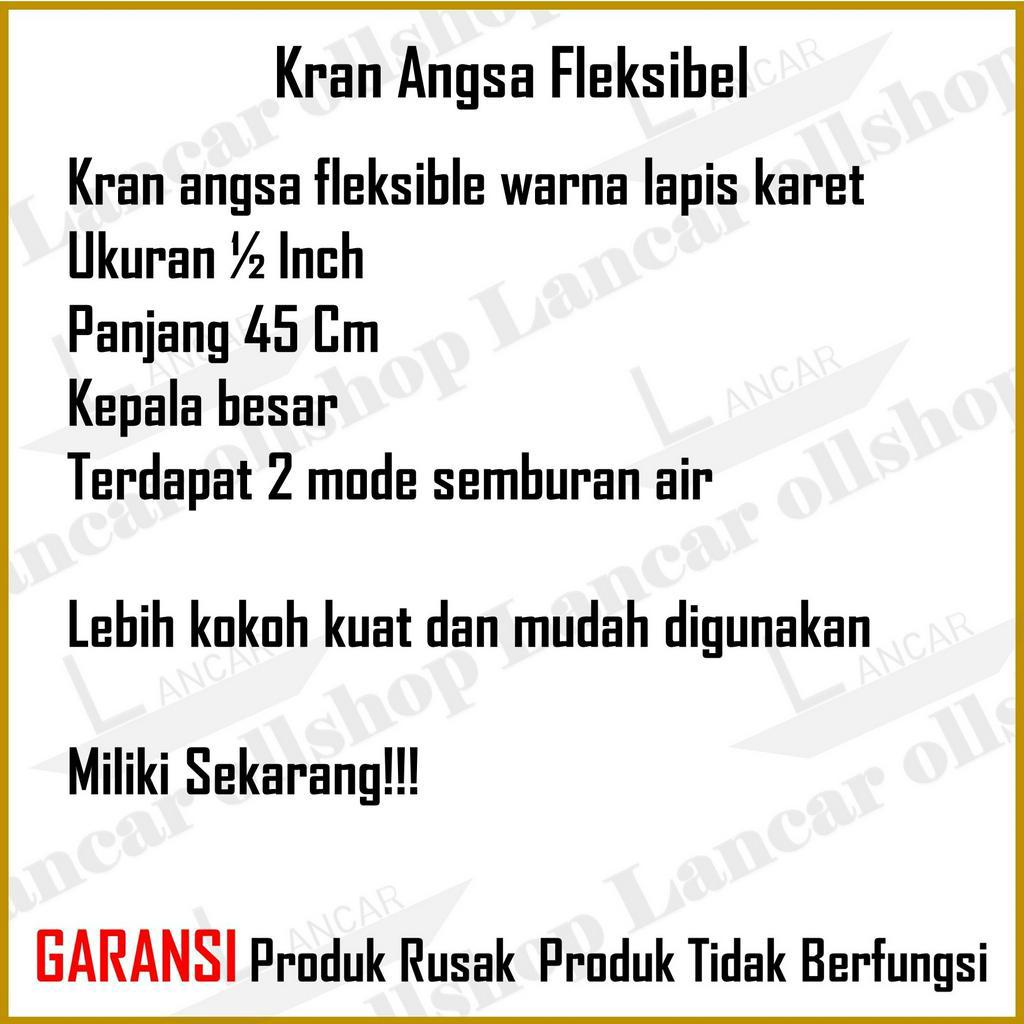 Kran Angsa Fleksibel Keran Air Bak Cuci Piring Dapur Sink Lapis Karet Warna / Kran Angsa Dapur Fleksibel