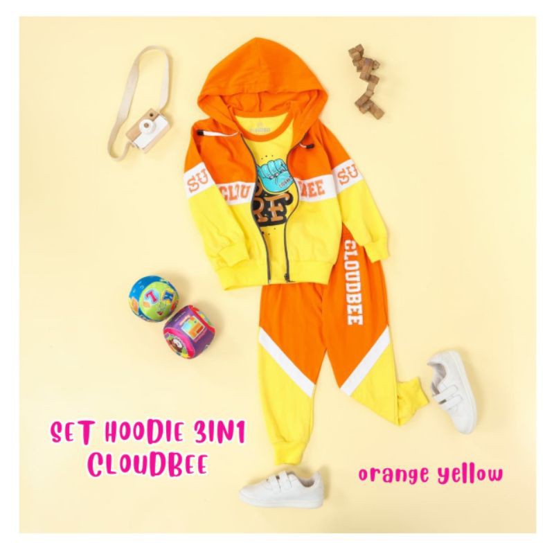 SET HOODIE 3in1 CLOUDBEE