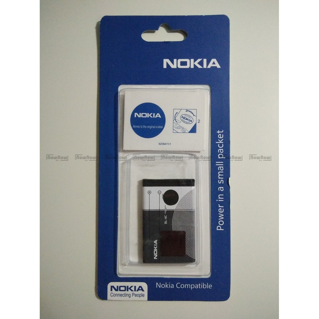 Baterai Nokia 6136 6170 6260 6300 6300i 6301 7200 7270 BL-4C BL4C Original ORI OEM Batre Battery