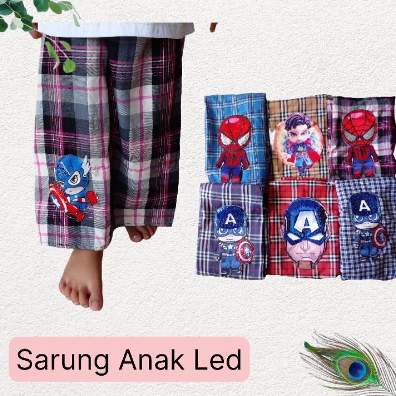 Sarung Anak | Sarung Anak Led | Sarung Anak Instan Led | Sarung Celana Anak | Sarung Anak Karakter T