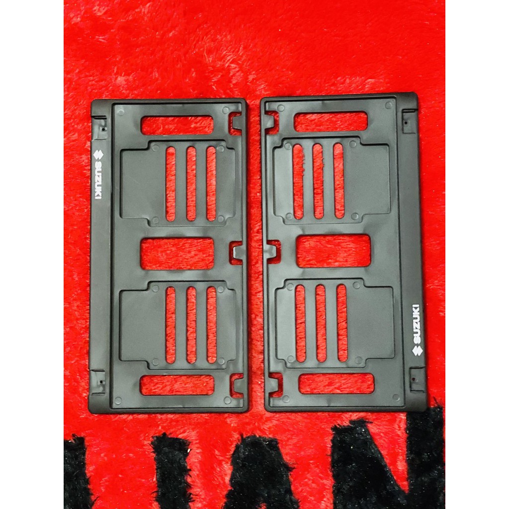 TATAKAN DUDUKAN PLAT PELAT NOMOR NOPOL SATRIA F FU150 KARBU ADDRESS 110 ASLI UNIVERSAL SEMUA MOTOR S