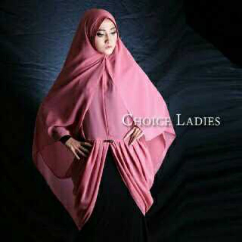 KHIMAR CHOICE LADIES ORIGINAL WARNA PUTIH