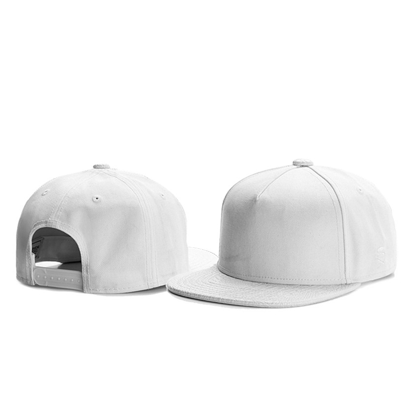 TOPI SNAPBACK BACK POLOS PUTIH2