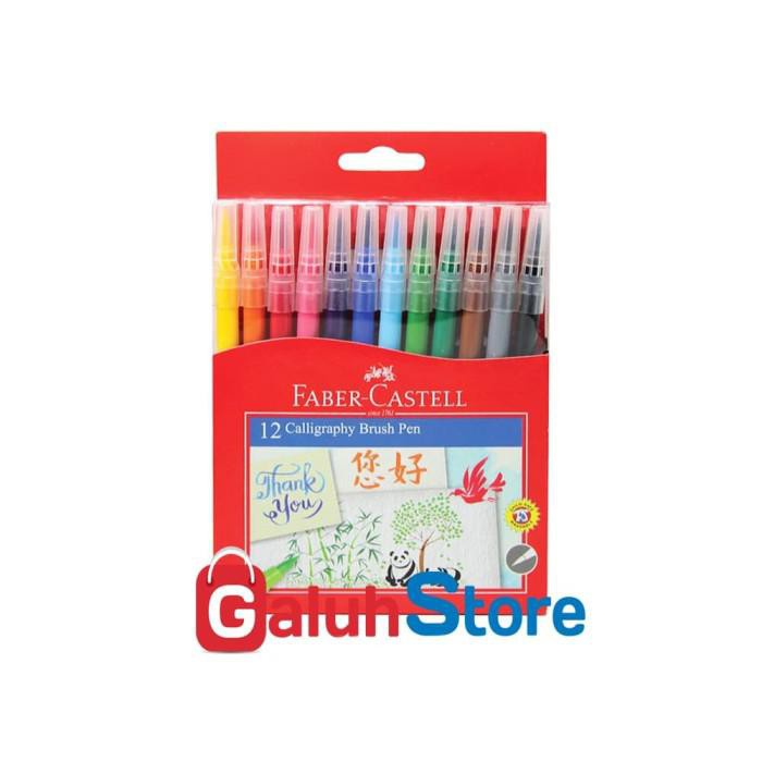 

Kaligrafi / Faber Castell Calligraphy Brush Pen Set 12 Murah Meriah Ready
