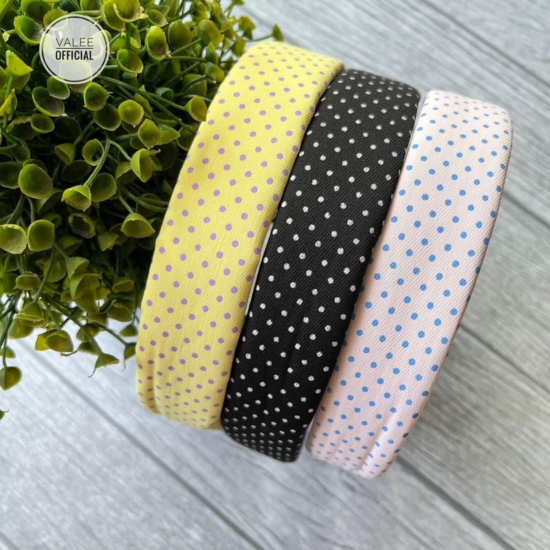 KOREA HEADBAND Bandana Motif Small Dot Gaya Korea Import