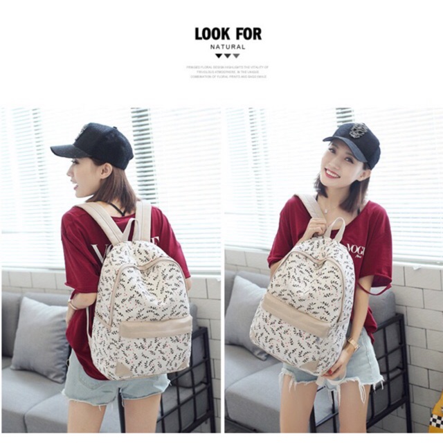 Tas Ransel Wanita import Backpack Fashion Bag Anak Tas sekolah Remaja SD SMP SMA